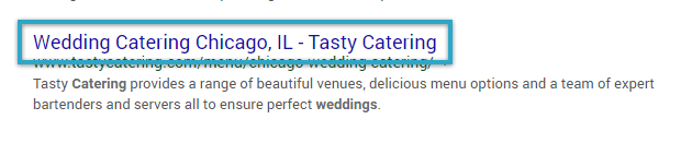 Title Tag in Search Results